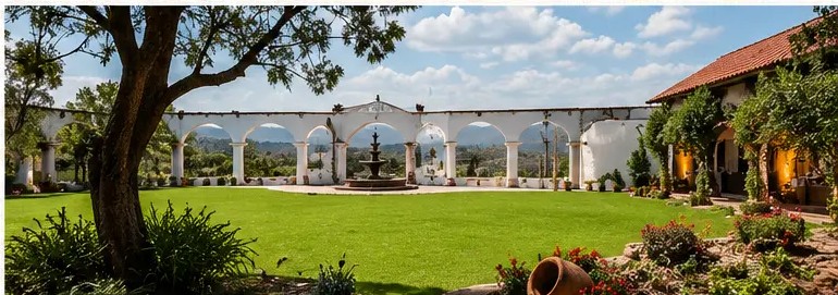 Jardines y arcadas de Colina Country Club